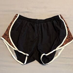 Black and Orange Athletic Shorts